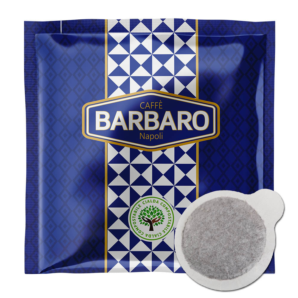 BARBARO Blu Caffè in cialde ESE44 pz. 70+8