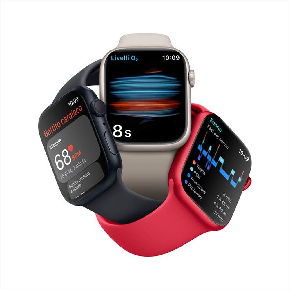 APPLE - Watch Series 8 GPS 41mm Alluminio-Mezzanotte