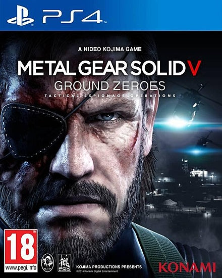 Metal Gear Solid V: Ground Zeroes  
by Konami
PS4